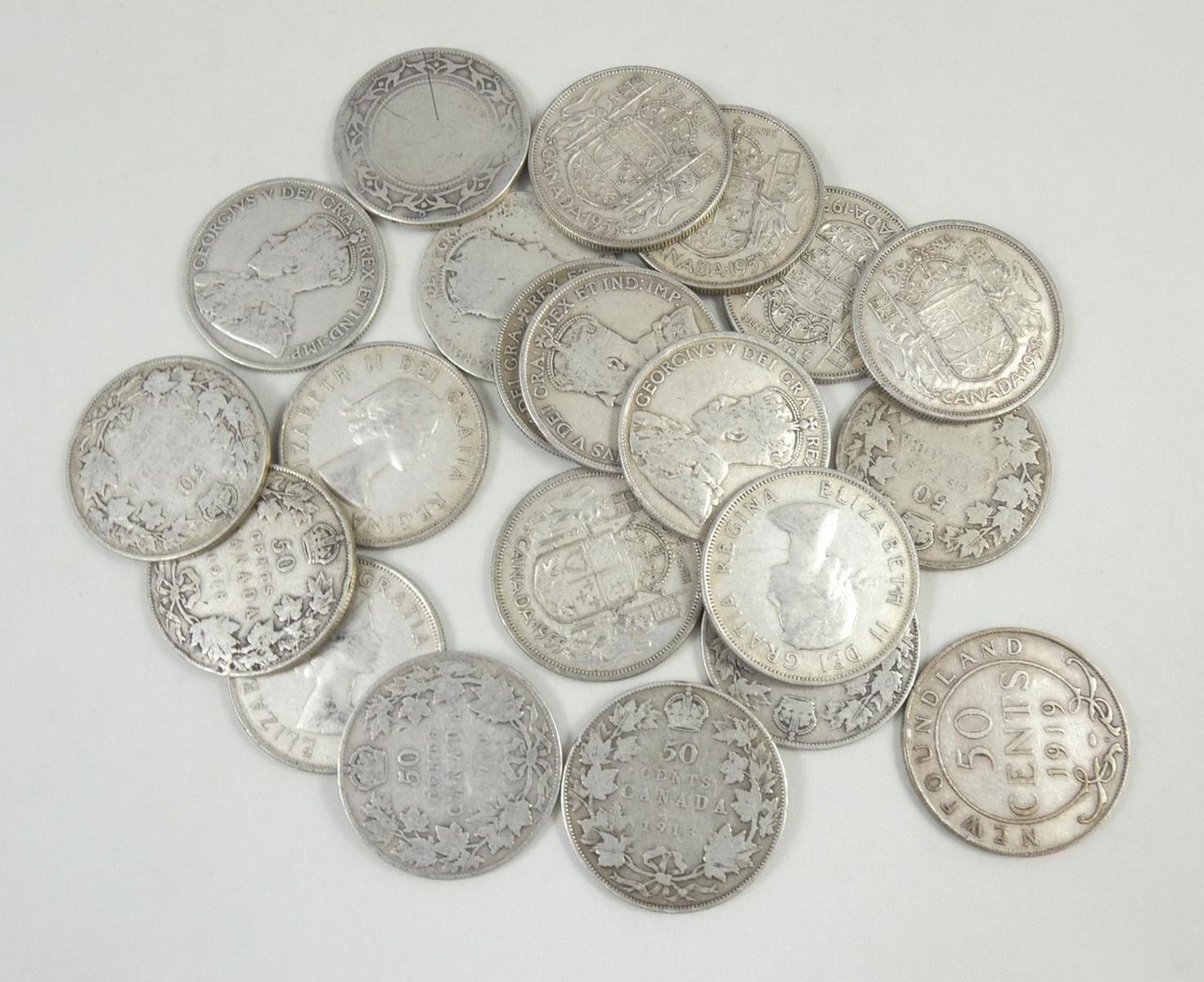 SILVER 50-CENT COINS