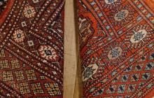 TWO SMALL BOKHARA RUGS