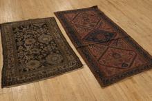 TWO ANTIQUE PERSIAN RUGS