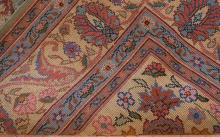 SIGNED TABRIZ CARPET
