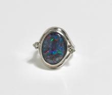 BLACK OPAL RING