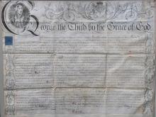 IMPRESSIVE GEORGE III INDENTURE