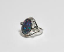 BLACK OPAL RING