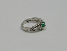 14K EMERALD RING