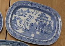 BLUE & WHITE PLATTERS