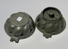 PEWTER JELLY MOULD
