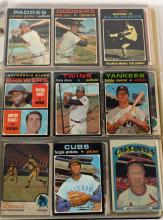 2 BINDERS OF 1960'S AND 70'S BASEBALL CARDS