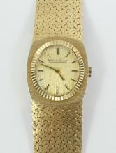 GOLD WRISTWATCH & BRACELET