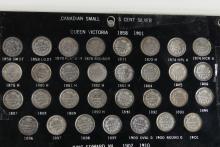 CANADIAN 5-CENT SILVER COLLECTION
