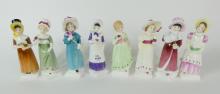 8 ROYAL DOULTON FIGURINES