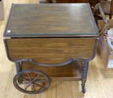 OAK TEA WAGON