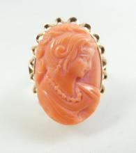 EXCEPTIONAL CORAL RING