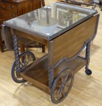 OAK TEA WAGON