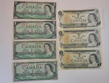 CANADIAN ONE-DOLLAR NOTES