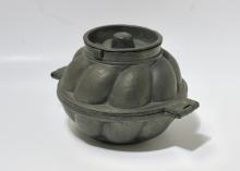 PEWTER JELLY MOULD