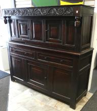 CHARLES II 17TH CENTURY OAK COURT CUPBOARD