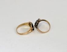 TWO GOLD RINGS