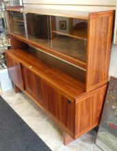 ROSEWOOD CREDENZA WITH HUTCH TOP