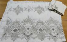 CUT WORK TABLECLOTH