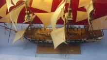 LARGE MODEL SHIP DISPLAY