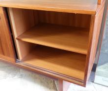 ROSEWOOD CREDENZA WITH HUTCH TOP