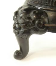 LARGE ANTIQUE JAPANESE BRONZE VASE