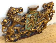 "COAT OF ARMS" WALL PLAQUE