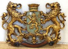 "COAT OF ARMS" WALL PLAQUE