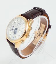 IMPORTANT GOLD LONGINES COMPLICATED WATCH