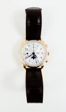 IMPORTANT GOLD LONGINES COMPLICATED WATCH