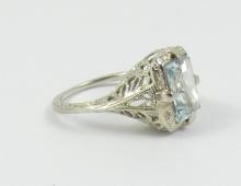 ANTIQUE AQUAMARINE RING