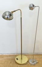 TWO MCM FLOOR LAMPS