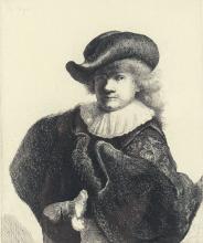 REMBRANDT PORTRAIT ETCHING