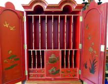 QUEEN ANNE CHINOISERIE SECRETAIRE