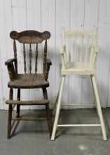 HIGH CHAIRS AND ROCKER