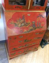 QUEEN ANNE CHINOISERIE SECRETAIRE