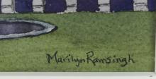 TWO MARILYN RAMSINGH WATERCOLOURS