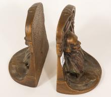 PAIR OF "SHAKESPEARE" BOOKENDS