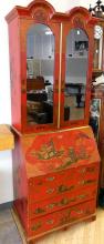 QUEEN ANNE CHINOISERIE SECRETAIRE