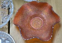 SILVER PLATE AND GLASS