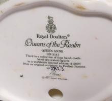 ROYAL DOULTON "QUEEN ANNE" FIGURINE WITH BOX