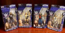 EIGHT WWE ELITE WRESTLING ACTION FIGURES