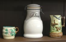 POTTERY AND CANISTERS