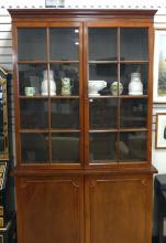 VICTORIAN BOOKCASE CABINET