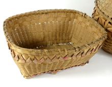 THREE INDIGENOUS BASKETS