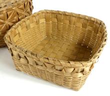 THREE INDIGENOUS BASKETS