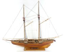 HANDMADE WOODEN SHIP MODEL