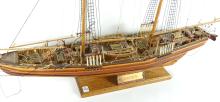 HANDMADE WOODEN SHIP MODEL