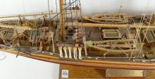 HANDMADE WOODEN SHIP MODEL