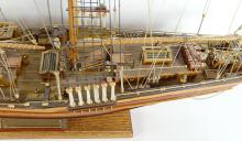 HANDMADE WOODEN SHIP MODEL